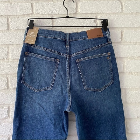 Madewell The Perfect Vintage Crop Jeans in Barnsdale Wash Women’s Size 27 - Picture 6 of 12